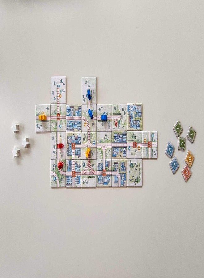 Horrible Guild Railroad Tiles Board Game - Network-Building Tile-Laying Game, Family Fun Strategy for Kids & Adults, Ages 8+, 1-4 Players, 30-45 Minute Playtime - Image 4