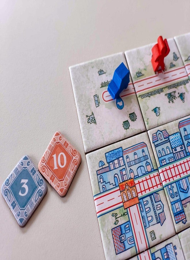 Horrible Guild Railroad Tiles Board Game - Network-Building Tile-Laying Game, Family Fun Strategy for Kids & Adults, Ages 8+, 1-4 Players, 30-45 Minute Playtime - Image 5