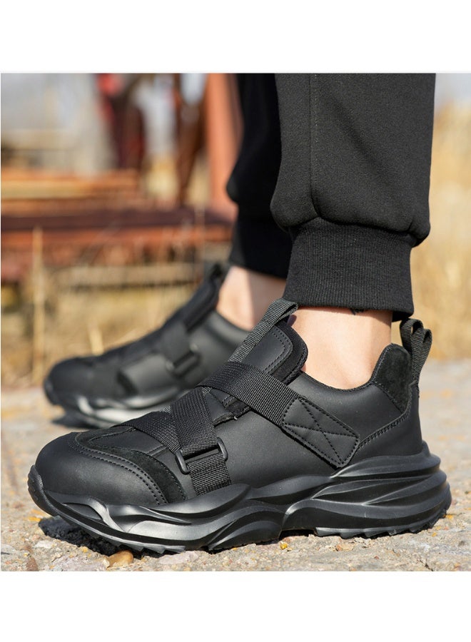 NIBEMINENT Men Safety Shoes Steel Toe Anti-smash Work Shoes Security Men Sport Shoes Lightweight - Image 3