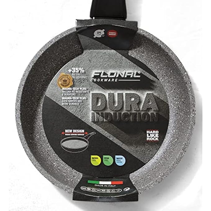 Flonal Duipd2430 Dura Induction Frying Pan Diameter 24 Cm Aluminium Stone - Image 3
