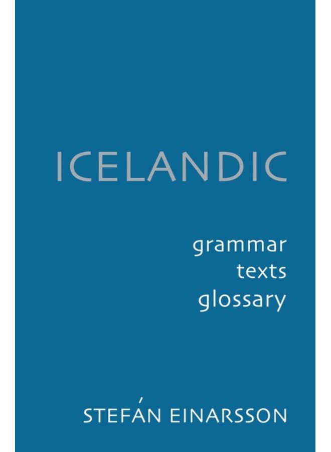 Icelandic Grammar Text and Glossary - Paperback