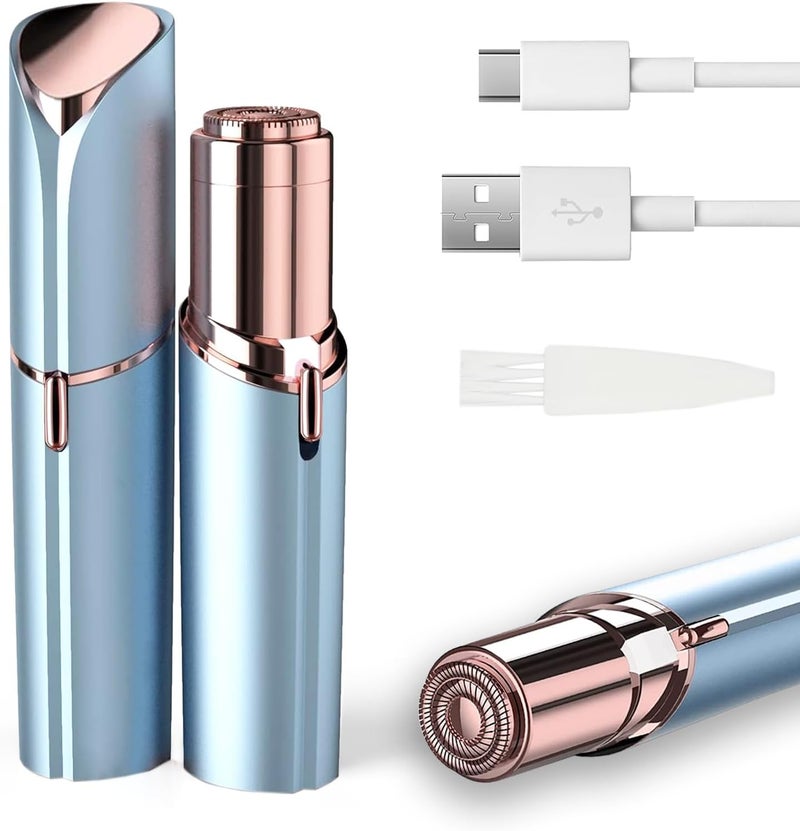 Facial Hair Removal for Women Electric Painless Facial Hair Remover for Face Lip Chin with USB Rechargeable