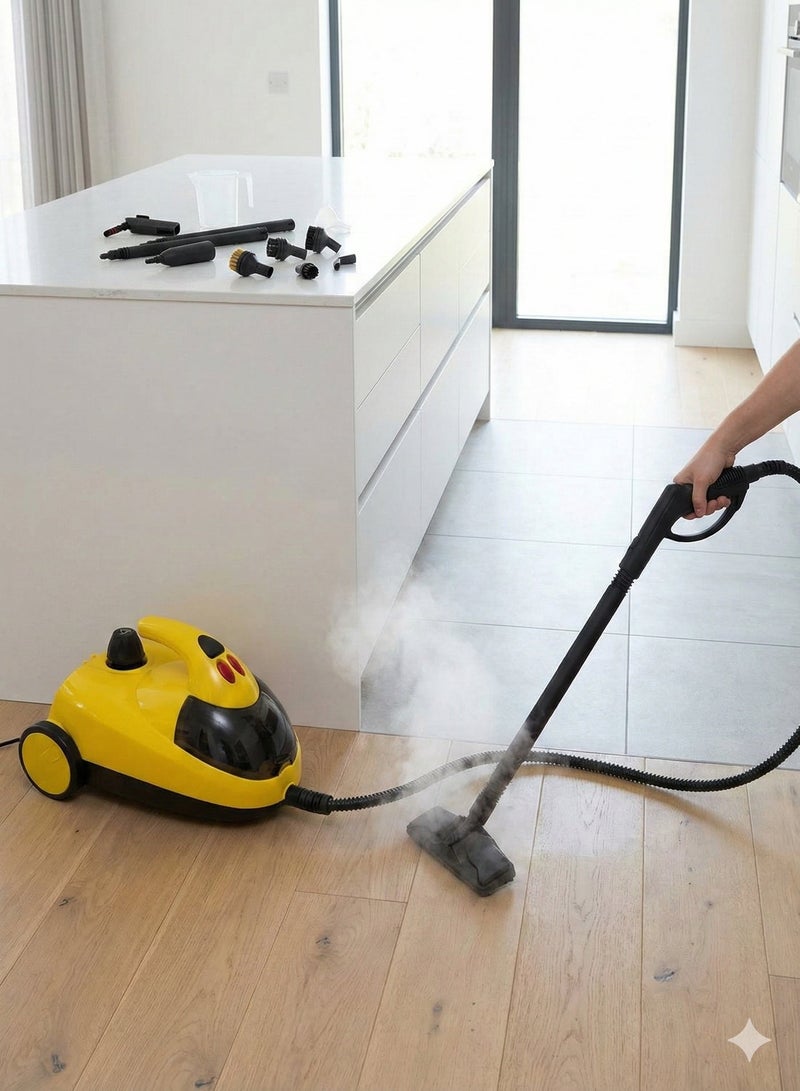 SILVER CREST High-Performance Steam Cleaner for Home & Commercial Use | 2000W Power, 4-Bar Pressure | 1.5L Tank, 30-Second Rapid Heat-Up | Eliminates 99.99% of Viruses/Bacteria | Deep Surface & Floor Disinfection - Image 2