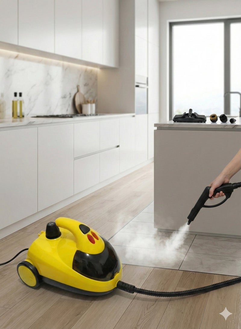 SILVER CREST High-Performance Steam Cleaner for Home & Commercial Use | 2000W Power, 4-Bar Pressure | 1.5L Tank, 30-Second Rapid Heat-Up | Eliminates 99.99% of Viruses/Bacteria | Deep Surface & Floor Disinfection - Image 3