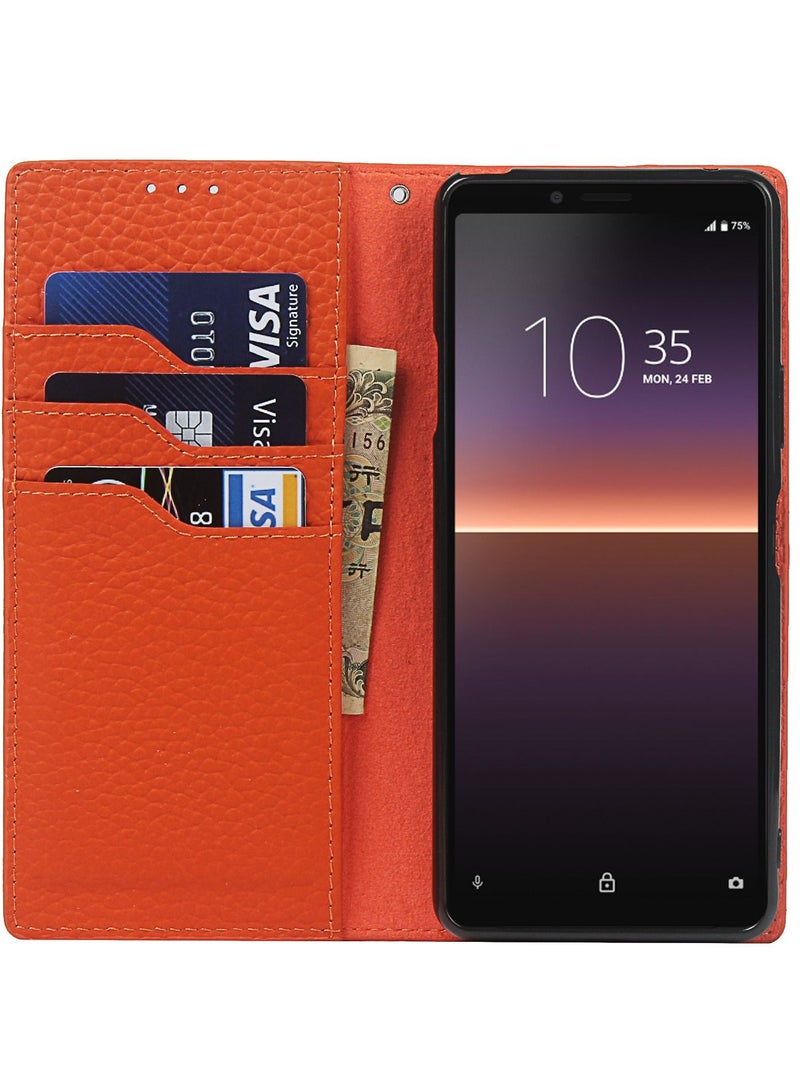Suteni Flip Cover Card Slots Leather Phone Case for Sony  - Image 3