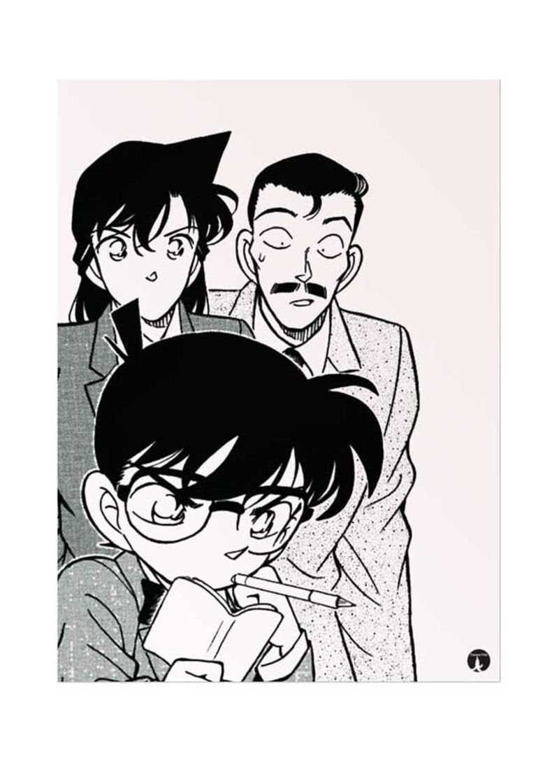 RKN The Anime Detective Conan Mouse Pad White/Black