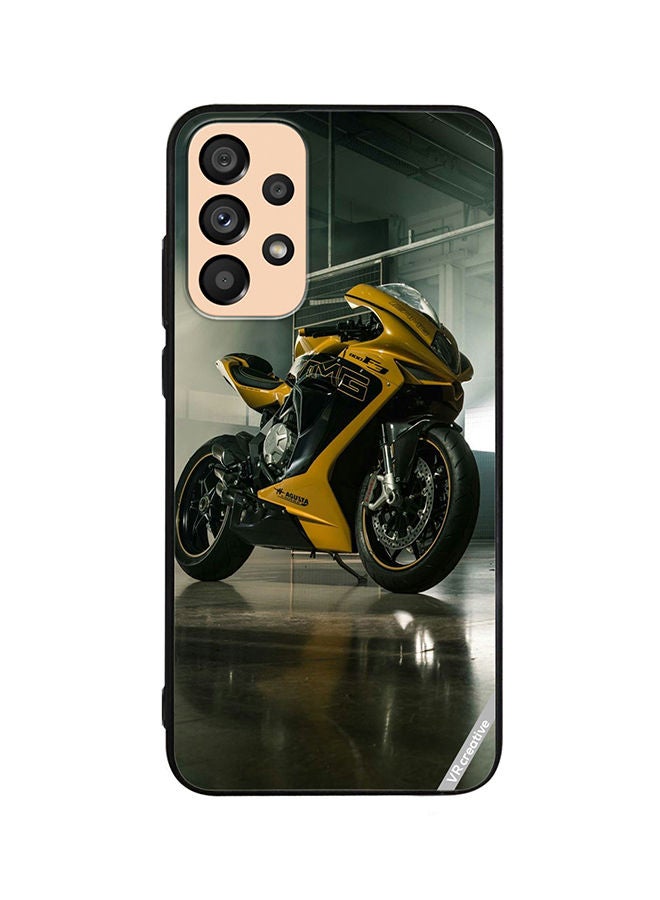 VR CREATIVE Protective Case Cover For Samsung Galaxy A33 5G Bike Design Multicolour - Image 1