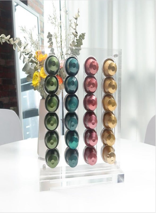 MIXDE Transparent Nordic Acrylic Coffee Pods Holder Display Rack Coffee Capsule Stand Kitchen Capsule Storage Rack  - Image 2