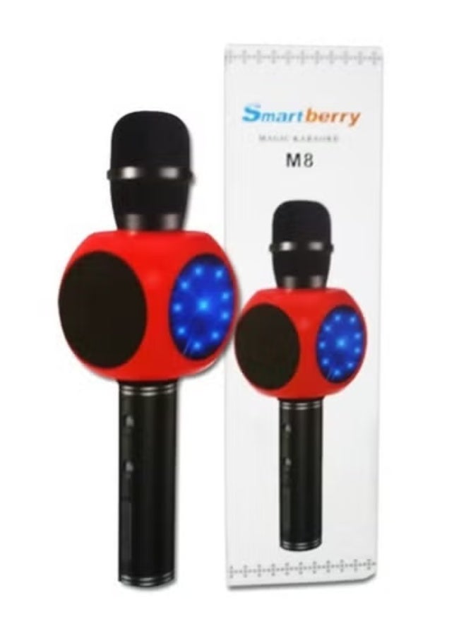 Smart Berry Bluetooth Karaoke Microphone Wireless – Portable Handheld Mic with Built-in Speaker, HD Clear Sound, Echo & Noise Reduction, Rechargeable Battery, Compatible with Android, iPhone & Home Entertainment - Image 1