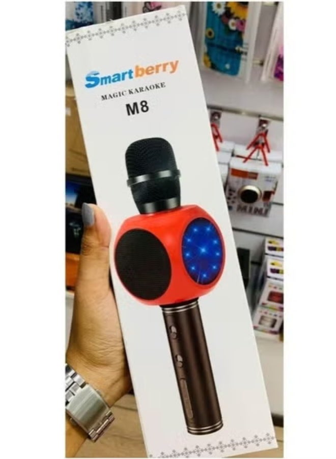 Smart Berry Bluetooth Karaoke Microphone Wireless – Portable Handheld Mic with Built-in Speaker, HD Clear Sound, Echo & Noise Reduction, Rechargeable Battery, Compatible with Android, iPhone & Home Entertainment - Image 2