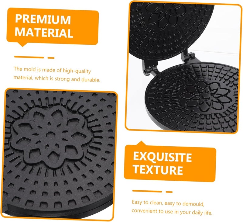 Nonstick Egg Roll Skillet Cooking Pan for Omelets Versatile Mold for Home Shop Use Even Heat Distribution Design - Image 3