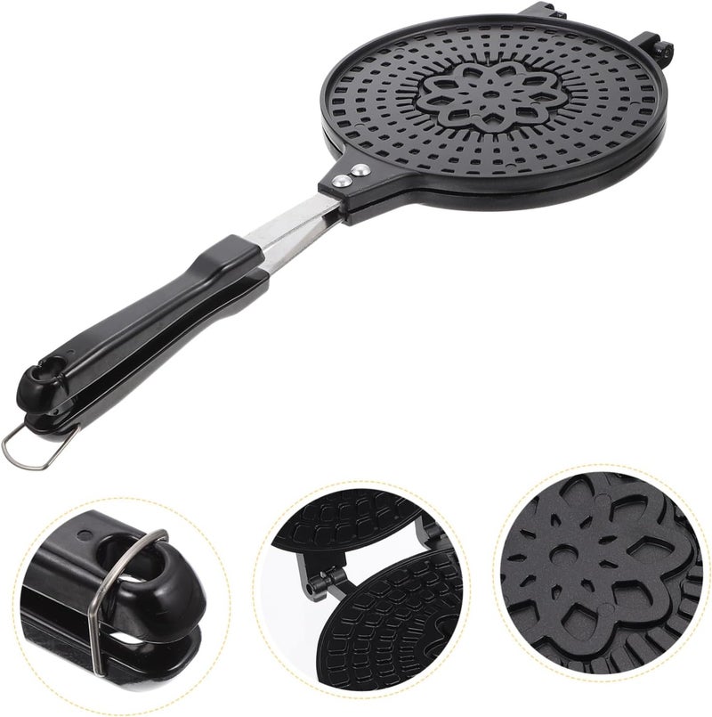 Nonstick Egg Roll Skillet Cooking Pan for Omelets Versatile Mold for Home Shop Use Even Heat Distribution Design - Image 2