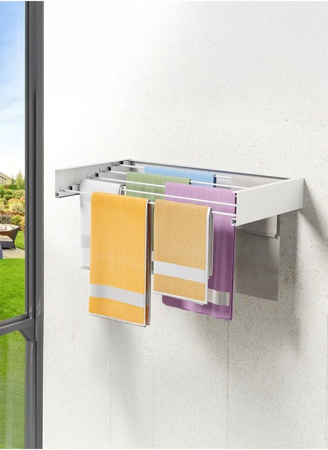Cady One Stadium 5 Post Wall Mounted Folding Clothes Drying Rack  - Image 5