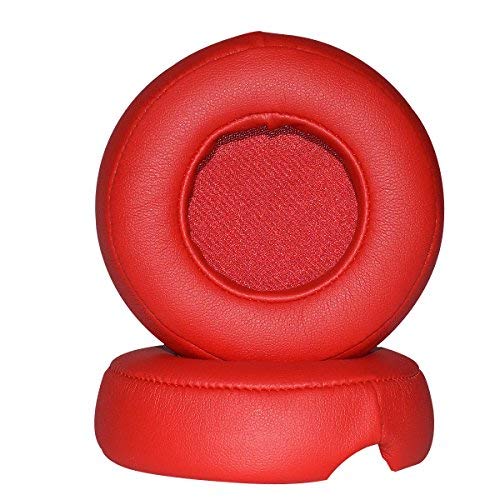 Learsoon Replacement Earpads Memoery Foam Ear Cushion Covers Compatible with Monster Beats by Dr.Dre PRO/Detox Headphones (Red) - Image 2