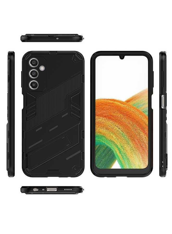 أوشن غطاء سامسونج جالاكسي A14 5G ، مع دعم غير مرئي المغناطيسي امتصاص السيارات ، الصف العسكرية اختبار الصدمة ، جالاكسي A15 ز الثقيلة واقية من الصدمات كم ( أسود ) - Image 2