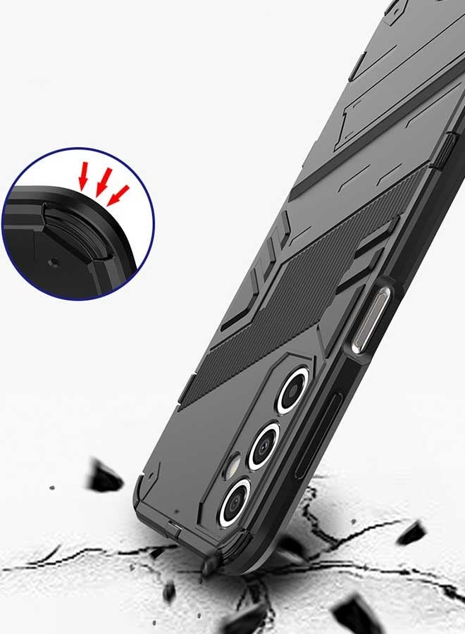 أوشن غطاء سامسونج جالاكسي A14 5G ، مع دعم غير مرئي المغناطيسي امتصاص السيارات ، الصف العسكرية اختبار الصدمة ، جالاكسي A15 ز الثقيلة واقية من الصدمات كم ( أسود ) - Image 5