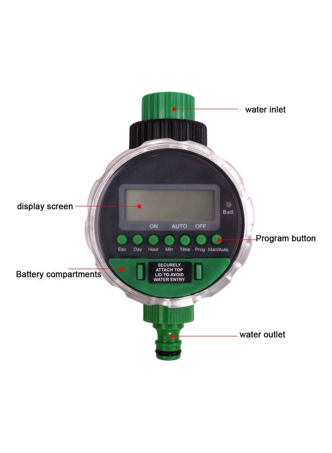 NIBEMINENT Digital Display Water Timer Multicolour - Image 2