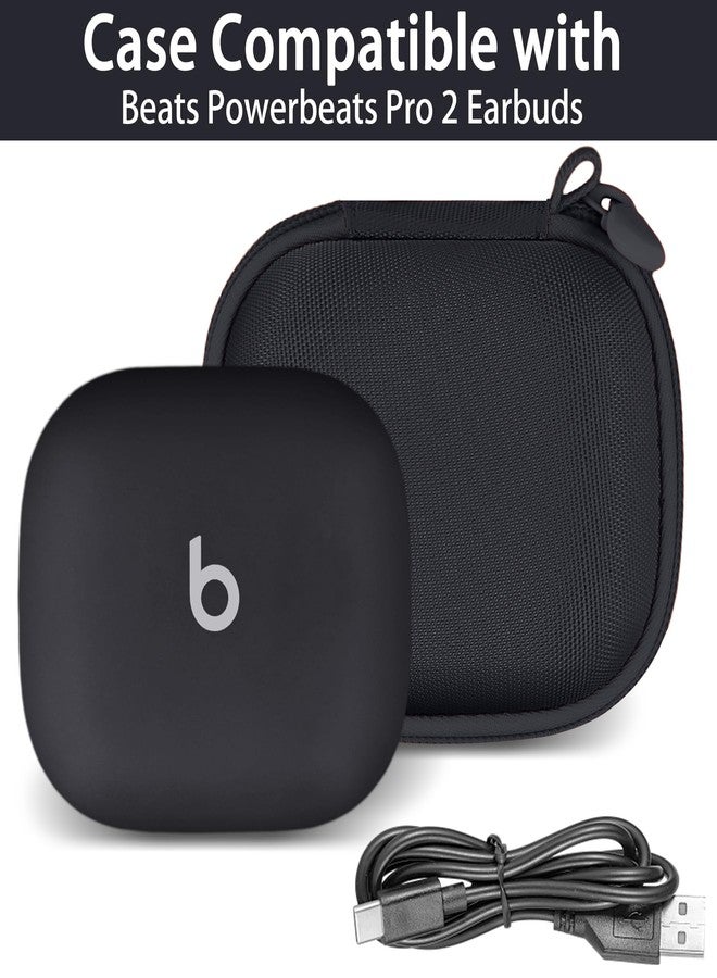 كو2كريا co2CREA Hart Reise Schutz Hülle حقيبة لهاتف Beats Powerbeats Pro 2 Kabellose In-Ear Kopfhörer mit Bluetooth(Nur Fall, Ohne Kopfhörer) - Image 2