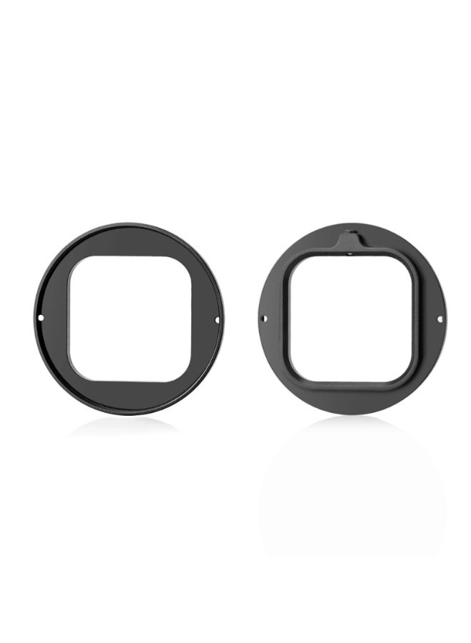 بولوز حلقة محول عدسة مع غطاء عدسة مقاس 52 مم UV من PULUZ لكاميرا Insta360 Ace Pro (أسود) - Image 2