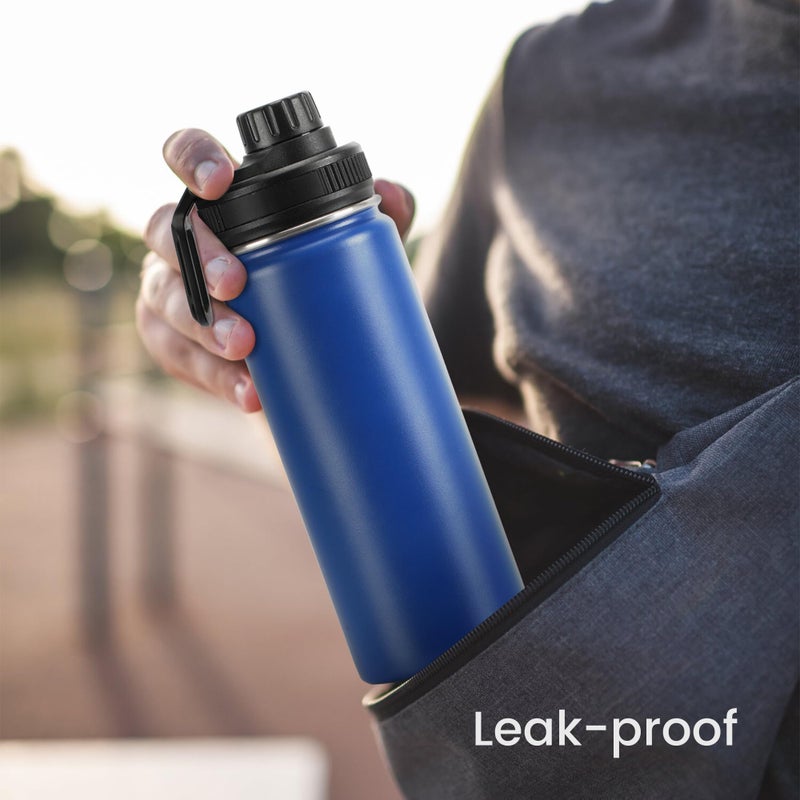 Hydro2Go Spout Lid Replacement for Hydro Flask Wide Mouth 12, 16, 18, 32, 40, 64 OZ, Chug Lid for Thermoflask with Handle, Replacement Lid for Wide Mouth Water Bottle 2.28in - Image 4
