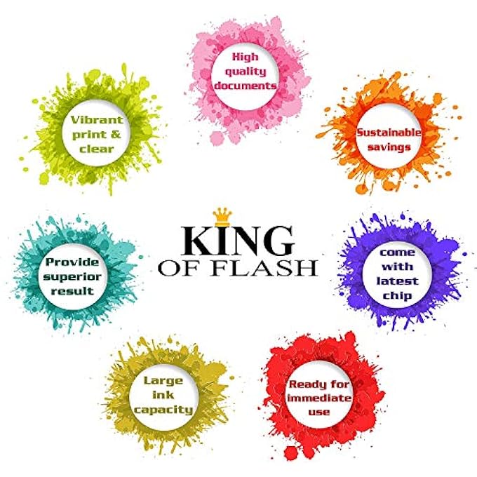 24XL INK CARTRIDGES REPLACEMENT FOR EPSON 24XL FOR EPSON XP-970, XP-55, XP-950, XP-860, XP-960, XP-750, XP-760, XP-850 (2 SETS & 2 BLACK) - Image 3