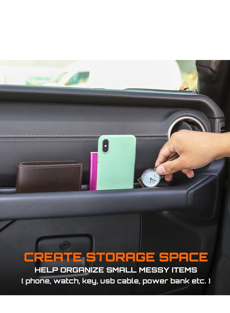 JL GrabTray Storage Organizer for Jeep Wrangler JL JLU and Gladiator JT 2018-2021 Black Interior Accessory - Image 4