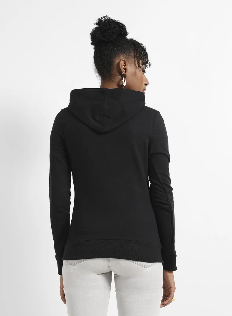 Campus Sutra History Of Art Hoodie With Kangaroo Pockets