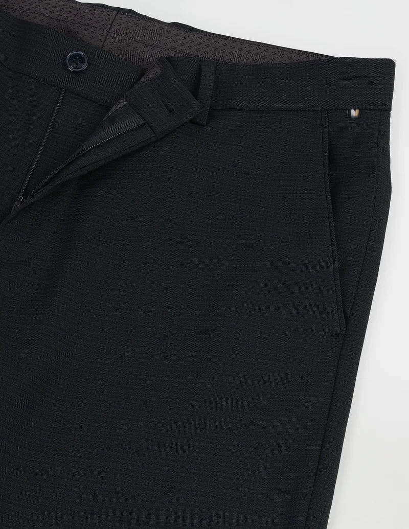 Arrow Carson Tapered Fit Self Design Trousers