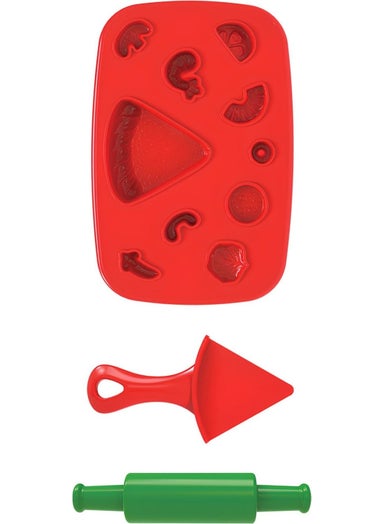 Apexma Fun Pizza Making Play Dough Set 150 Gr. - 3 Pieces Play Dough and Mold Set  - Image 3