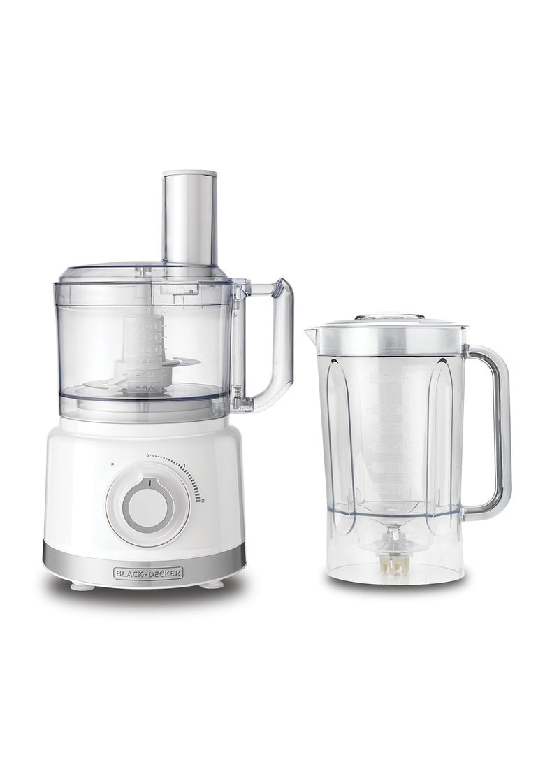 BLACK+DECKER Black and Decker Multifunction Food Processor 2 L 750 W FX760-B5 White - Image 2