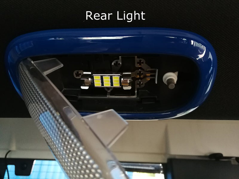 Hooke Road JK Wrangler Dome Light Bulbs, Interior Bright White Upper LED Reading Map Lights Kit for 07-18 Jeep JK Wrangler - 3PCS - Image 4