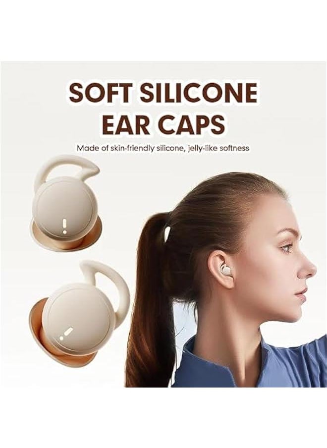 Generic - “Cloud Bean II” Sleep Earbuds for Side Sleepers, Noise Cancelling Headphones for Sleeping on Side, Invisible Wireless Bluetooth Hidden Earbuds for Work Smallest Tiny Mini Micro Ear Buds- Purple - Image 1