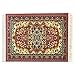 Inusitus Set of 2 Dollhouse Area Rugs Miniature Carpet Accessories for Doll Houses 10 x 7 Inch Rectangular Floor Dcor Oriental Style - Image 4