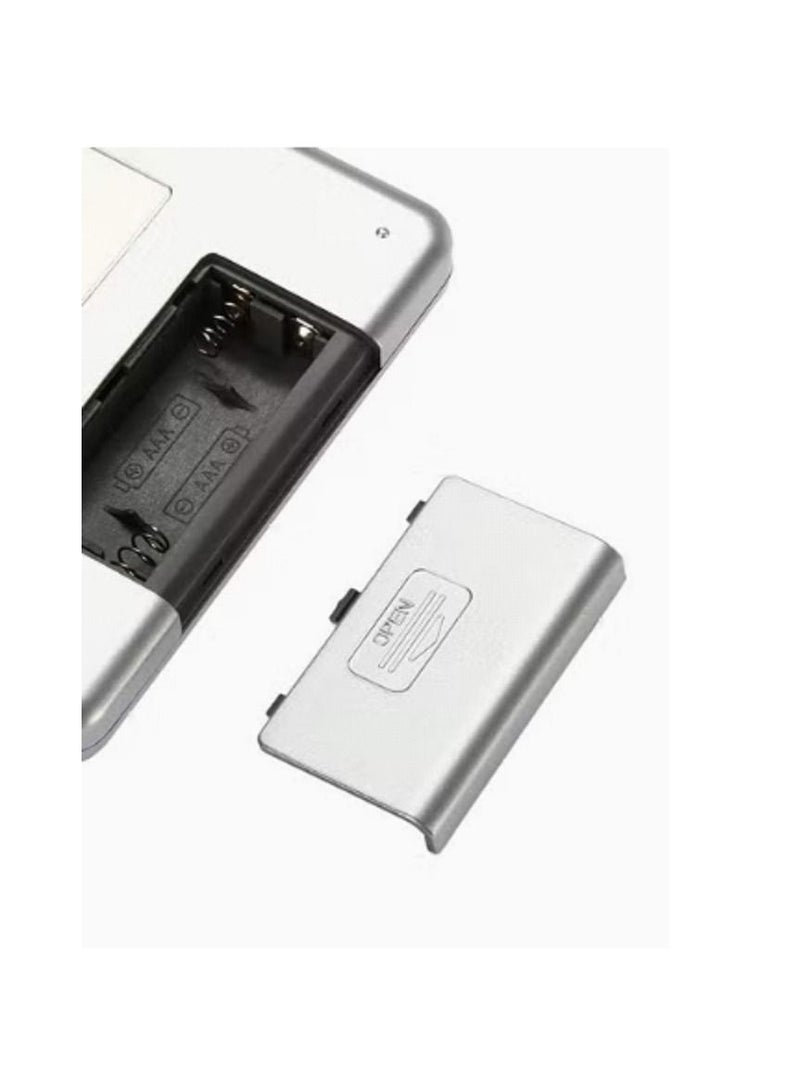 Toshionics Electronic Mini Kitchen Weight Scale Silver 15x15.9x4.1centimeter - Image 2