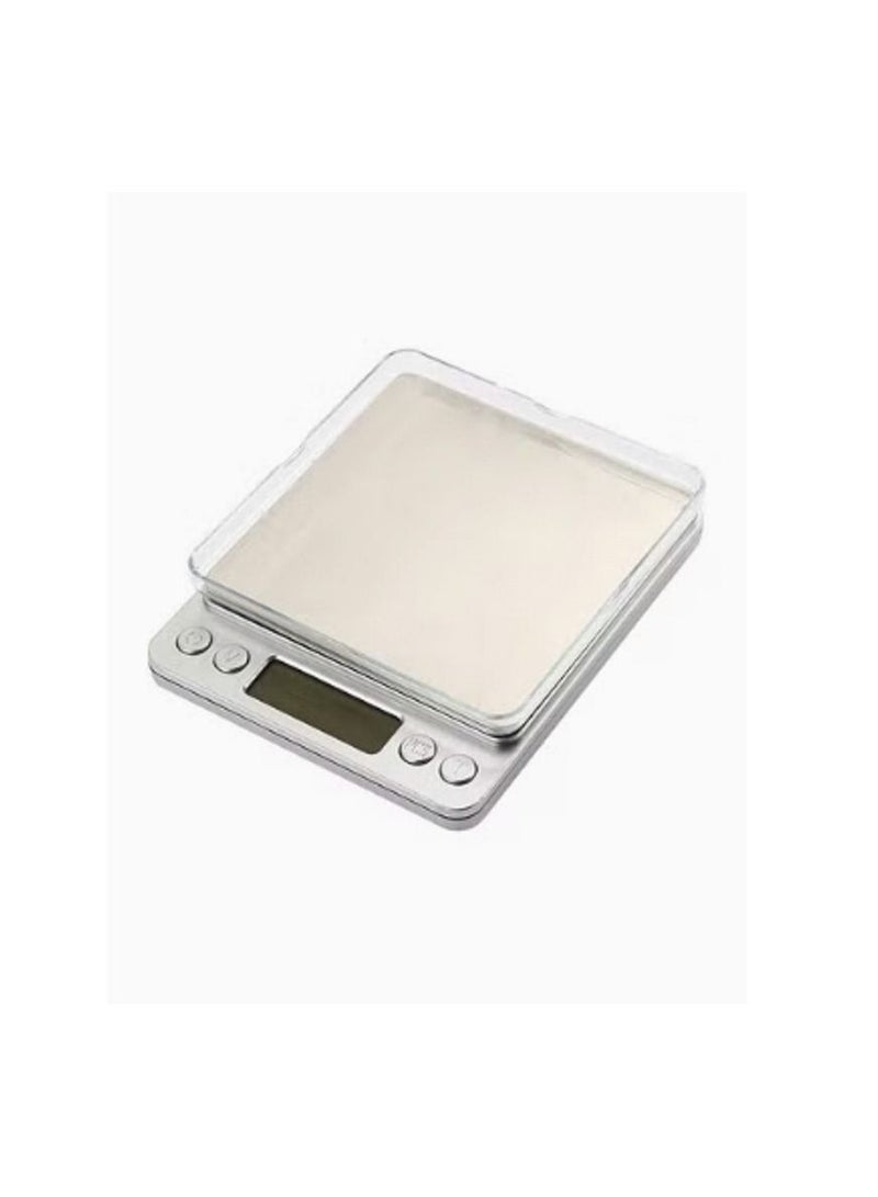 Toshionics Electronic Mini Kitchen Weight Scale Silver 15x15.9x4.1centimeter - Image 3
