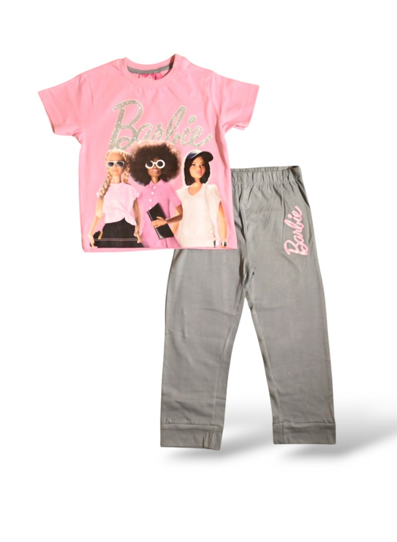 BARBIE GIRL SHORTSLEEVE PAJAMA SETS - Image 1