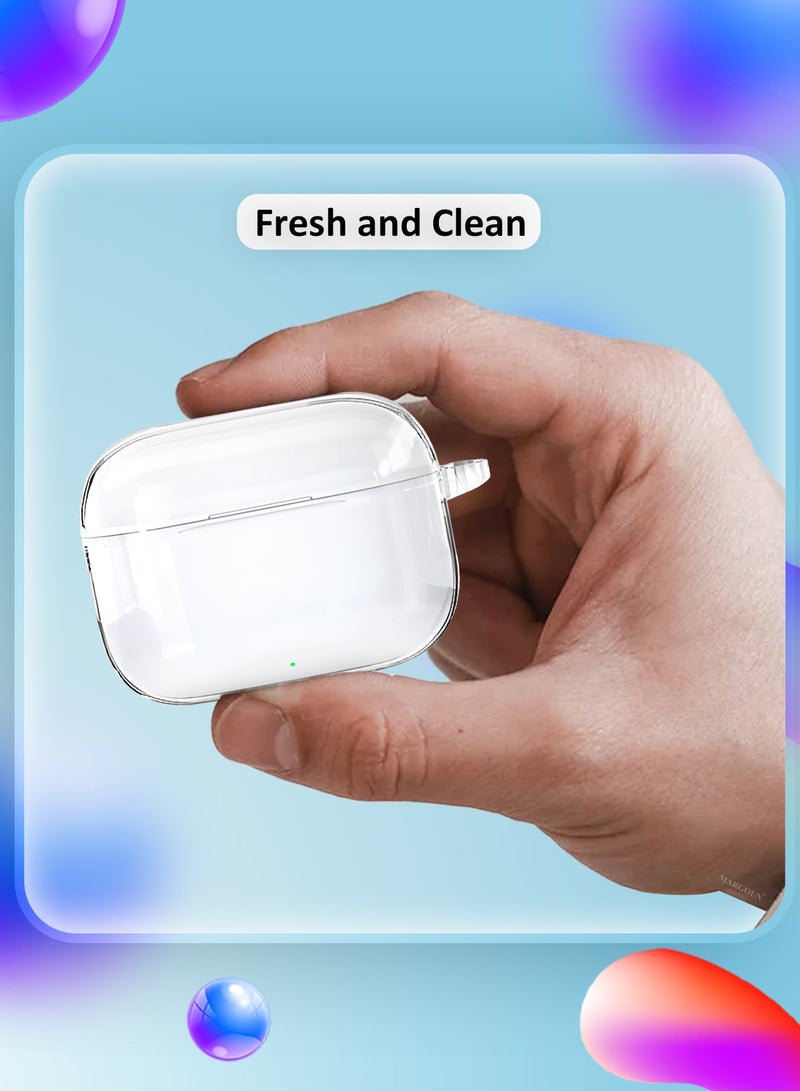 CATANES TPU Protective Cover for Freebuds SE 4 Case - with Lightweight Slim Design and Metal Keychain - Clear - Image 3