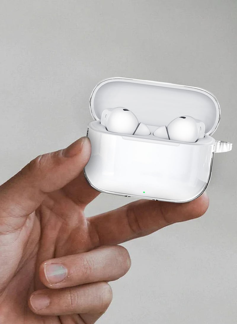 CATANES TPU Protective Cover for Freebuds SE 4 Case - with Lightweight Slim Design and Metal Keychain - Clear - Image 4