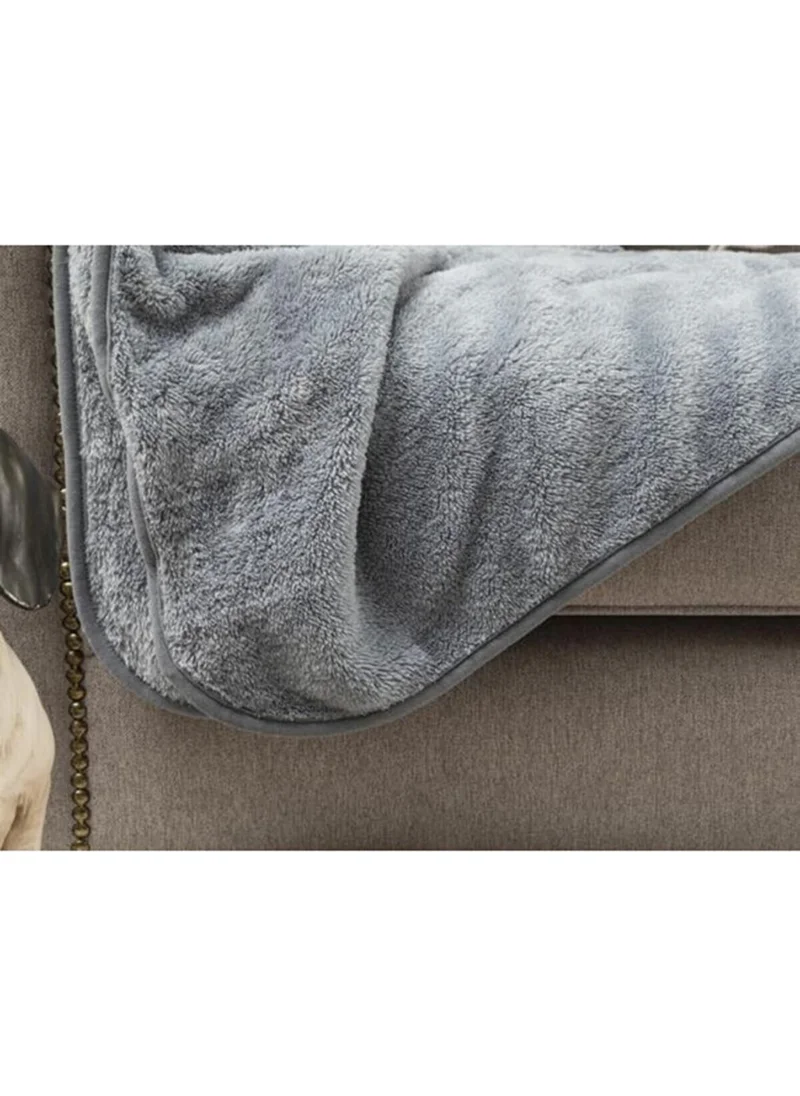 Mulberry Wellsoft Blanket, TV Blanket, Plush, Polar Blanket, Double 220 x 230 cm - Gray