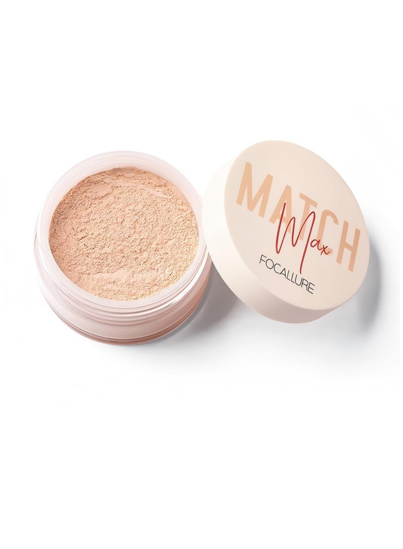 FOCALLURE MatchMax Baking &Setting Powder,Oil Control #3  Natural Beige - Image 1