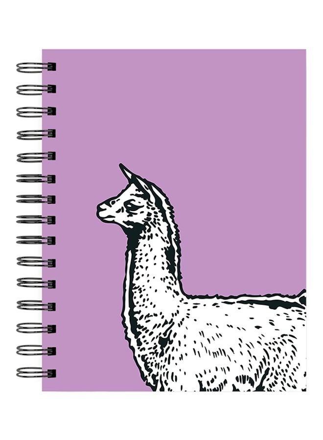 LIT Llama Hardcover Spiral Notebook - Image 1