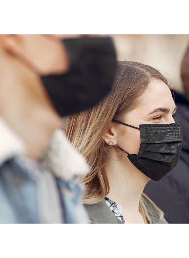 جريس كمامة للوجه للكبار – 50 قطعة – لون أسود – تصميم مريح للاستخدام اليومي – خامة خفيفة وتنفس مريح - Image 5