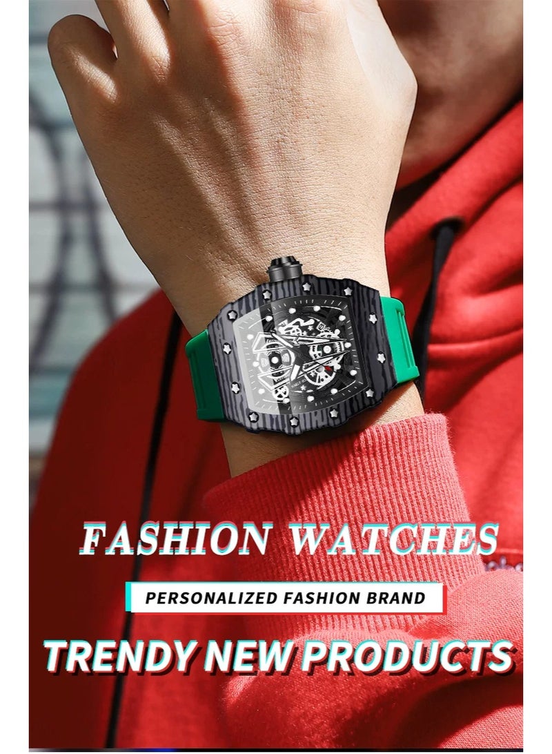 DIDA Men's Sports Waterproof Watch Silicone Strap B8577 -42mm - Image 2