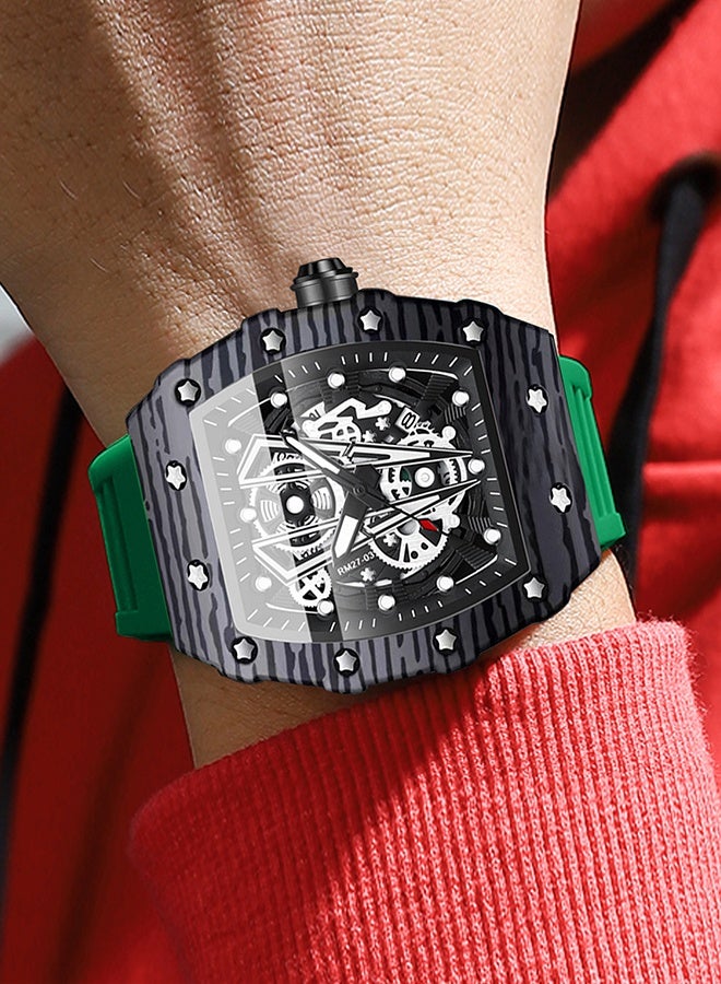 DIDA Men's Sports Waterproof Watch Silicone Strap B8577 -42mm - Image 4