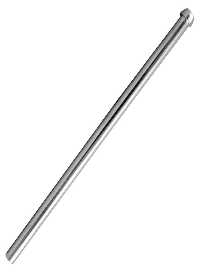 Westbrass D121-26 1/2" x 12" Brass Bullnose Faucet Riser Supply Line, Polished Chrome - Image 1