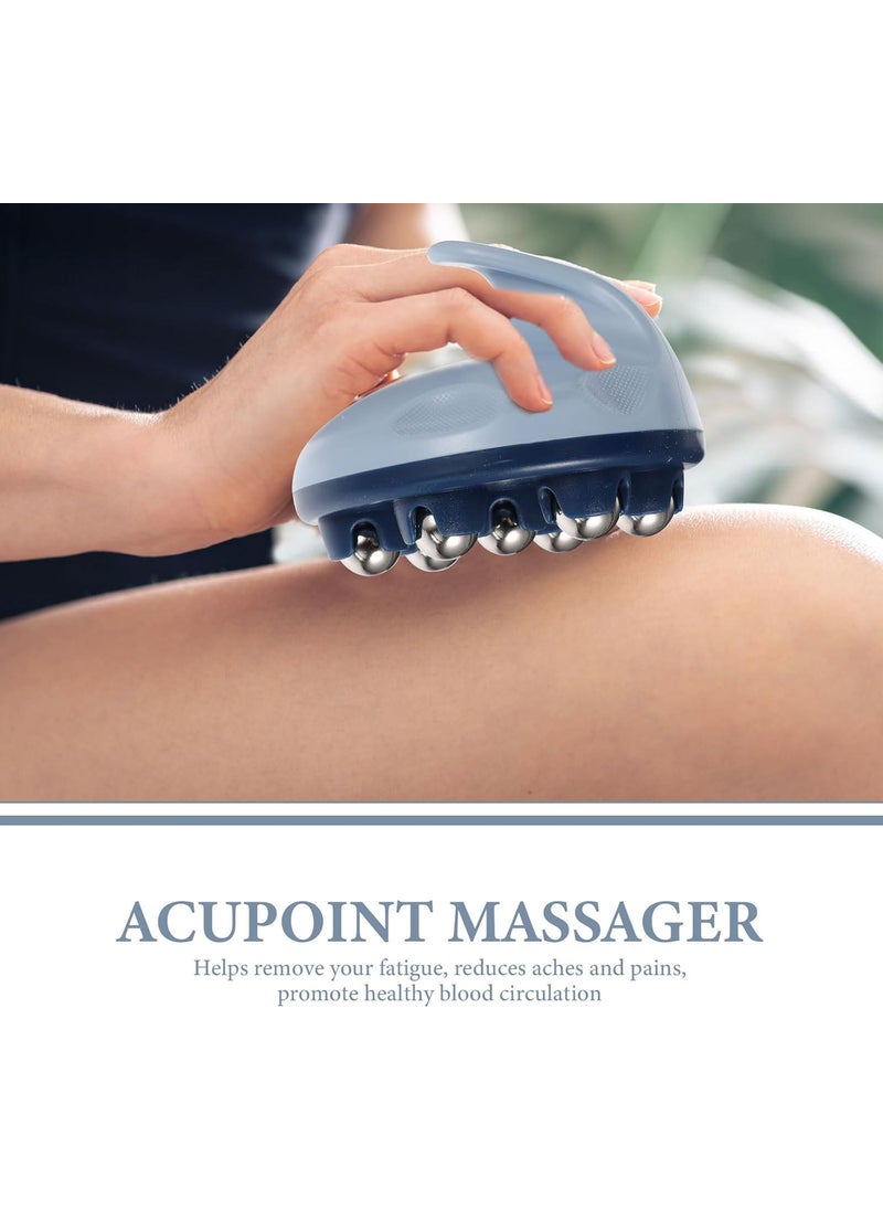 Healeved 2CPS Massage Roller Ball Back Massager Roller Acupoint Massager Massage Tool with Roller Ball Trigger Point Massager Hand Held Massager for Neck Back Shoulder  - Image 3