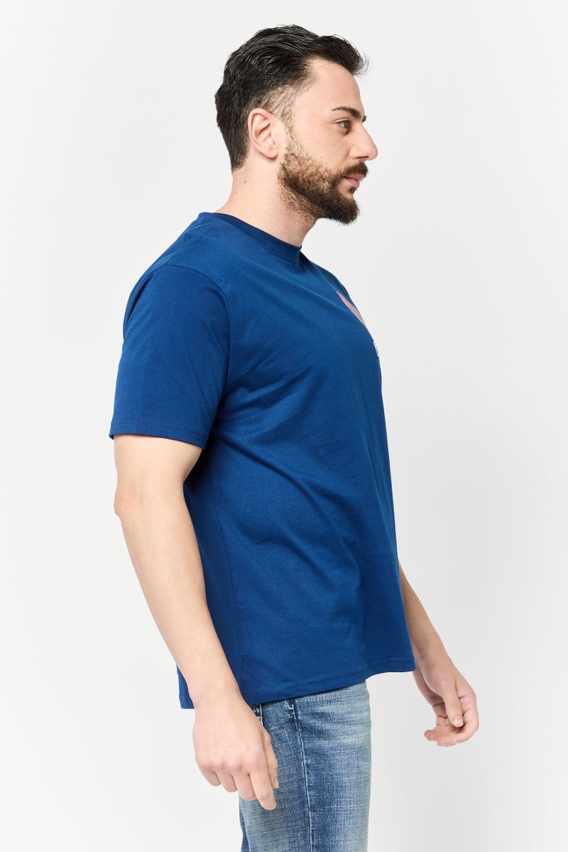 MARVEL Men Crew Neck Short Sleeves Deadpool And Wolverine T-Shirt, Navy Blue - Image 3