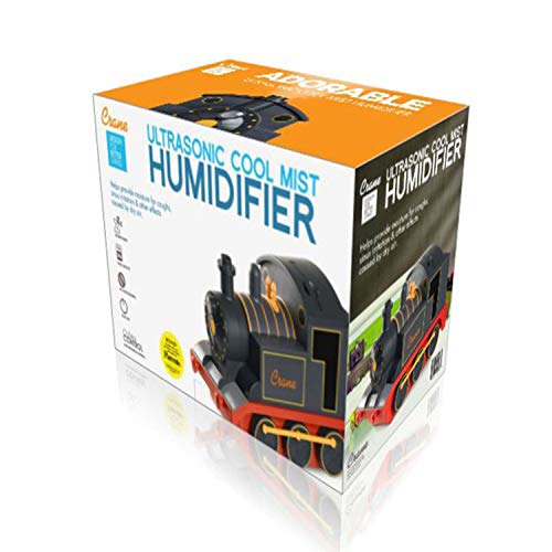 Crane مرطب هواء كرين كول ميست بالموجات فوق الصوتية لغرفة الأطفال وغرفة النوم، إيقاف تلقائي 1 جالون، فلتر اختياري، تصميم مرح، قطار - Image 3