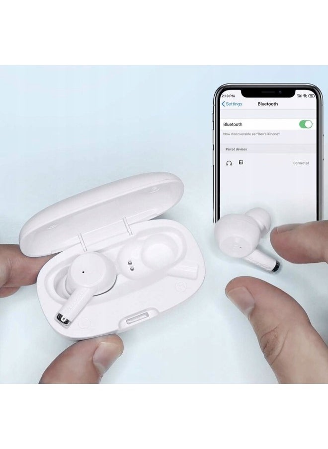 Bluedio - Discover Elegance and Performance with Bluedio Wireless Bluetooth Headphones in White - Image 1