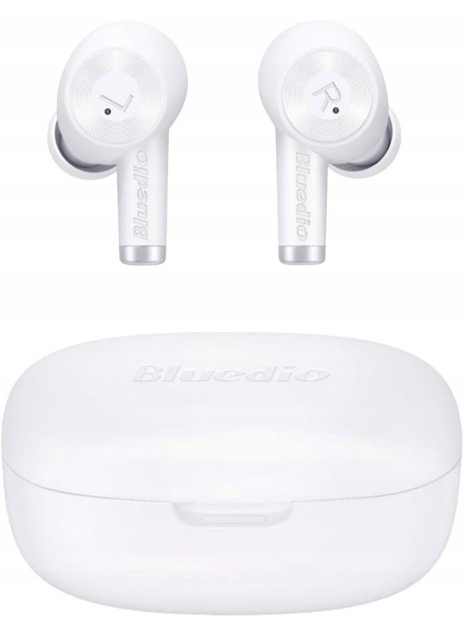 Bluedio - Discover Elegance and Performance with Bluedio Wireless Bluetooth Headphones in White - Image 1